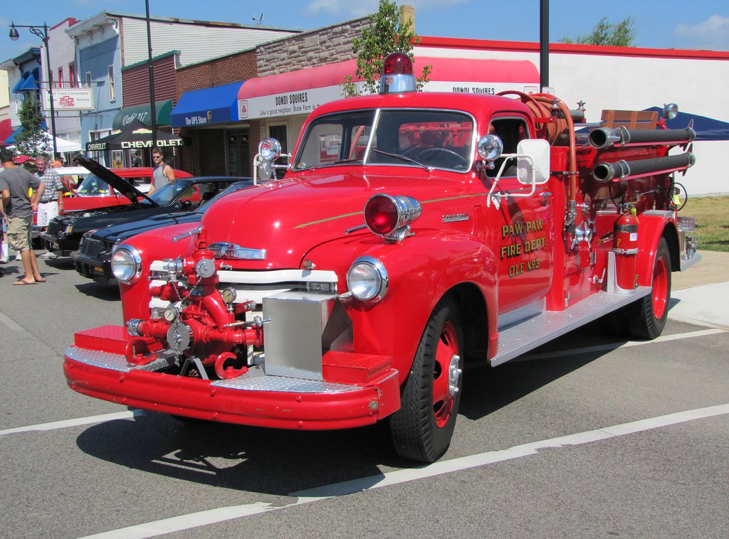 Paw Paw Fire Truck The Paw Paw Fire Department may not hav… Flickr
