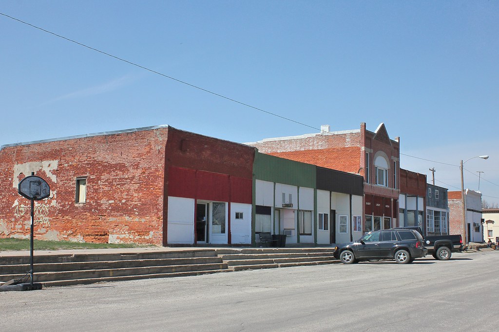 Downtown Shubert, NE Tom McLaughlin Flickr