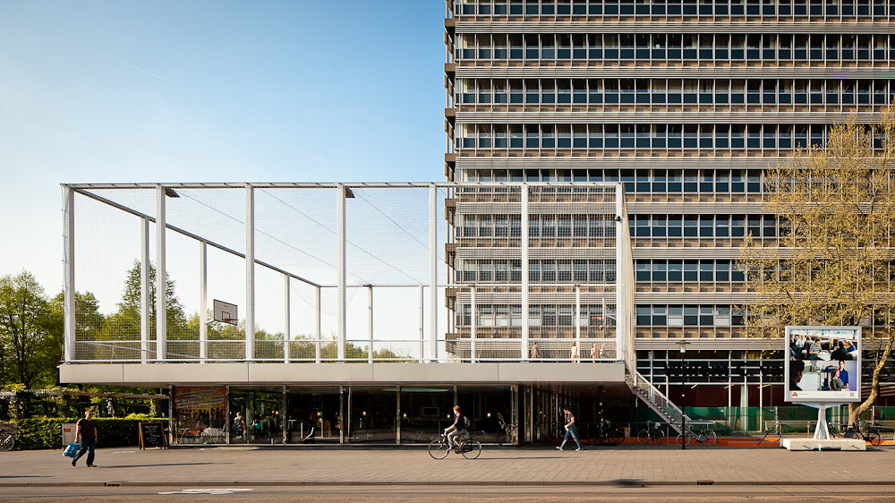 BasketBar, Utrecht, Holanda Bar, livraria e quadra de basq… Flickr