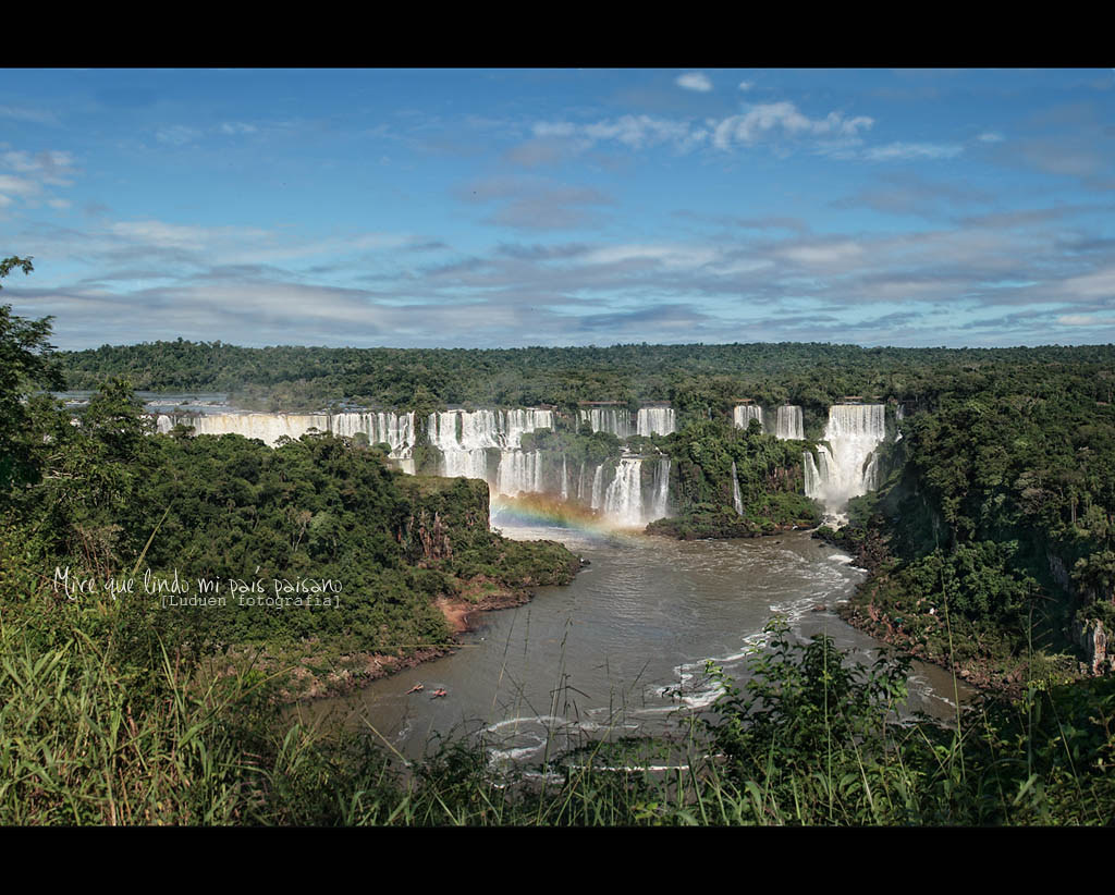 Cataratas de Iguazú desde el lado brasilero