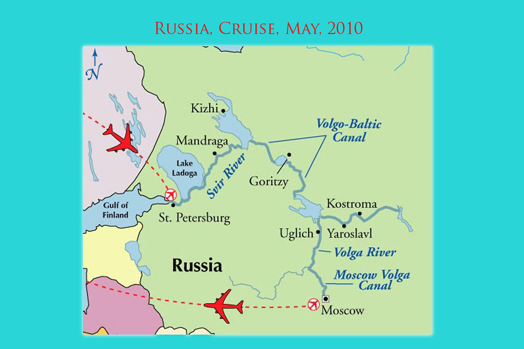 WPS Waterway Systems Volga River System Port Map World.