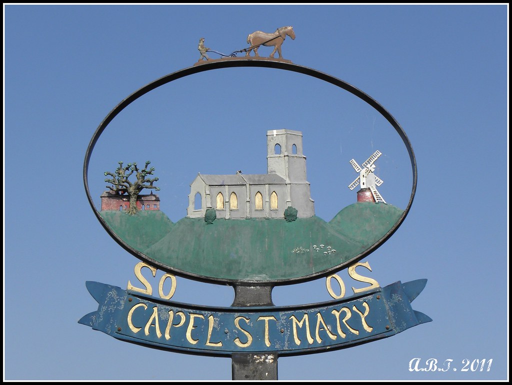 Capel St. Mary, Village Sign Alan B Thompson Flickr