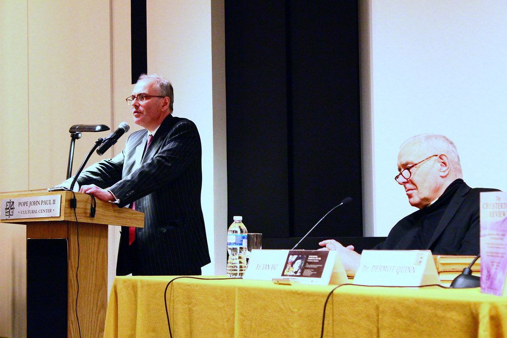 Dr. Dermot Quinn and Fr. Ian Boyd Crossroads Cultural Center Flickr