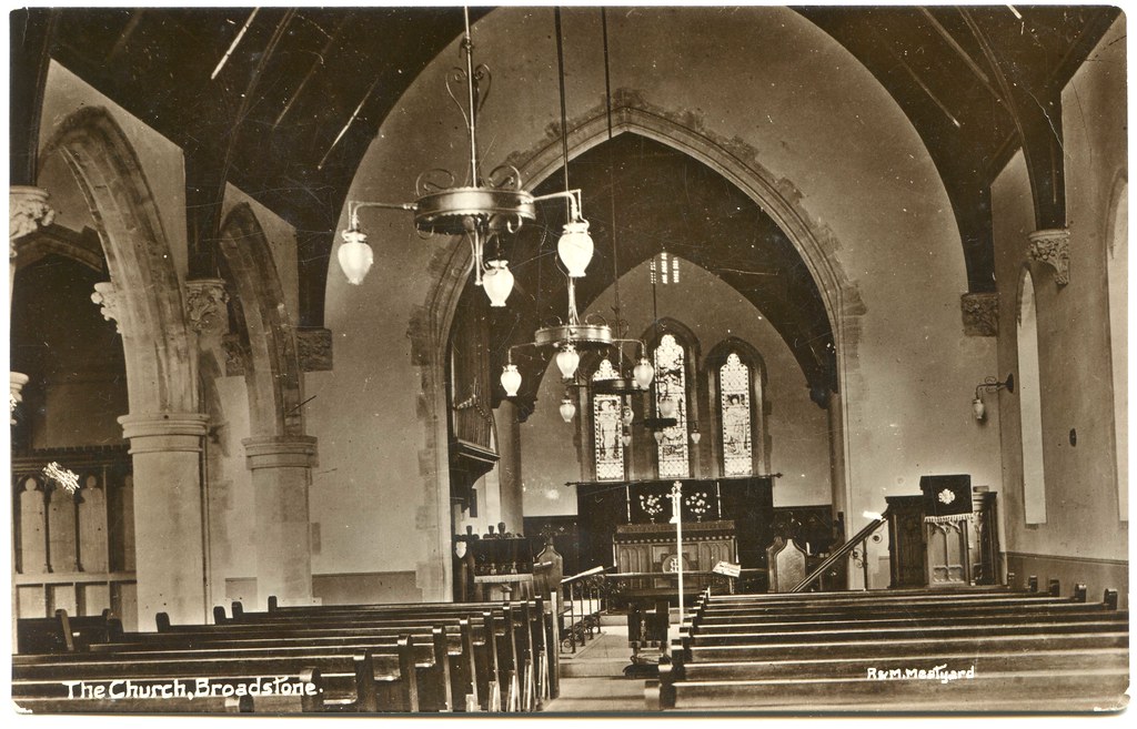 St John's Church, Broadstone, Dorset Real photo postcard b… Flickr
