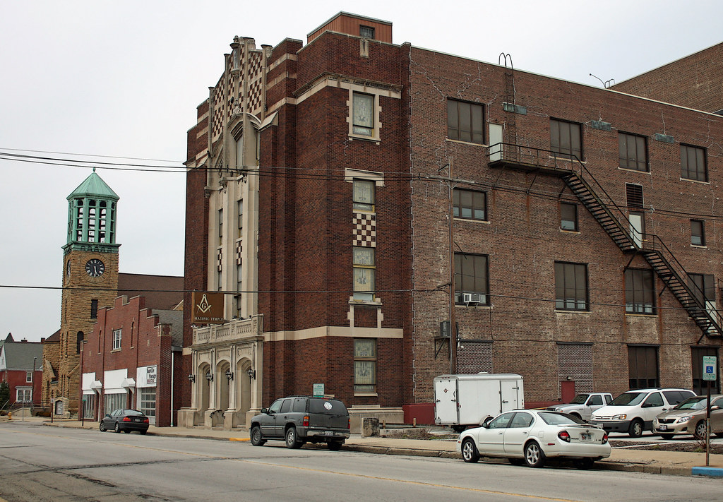 Danville IL Masonic Temple, 109 W. North St. (2 of 2) Flickr
