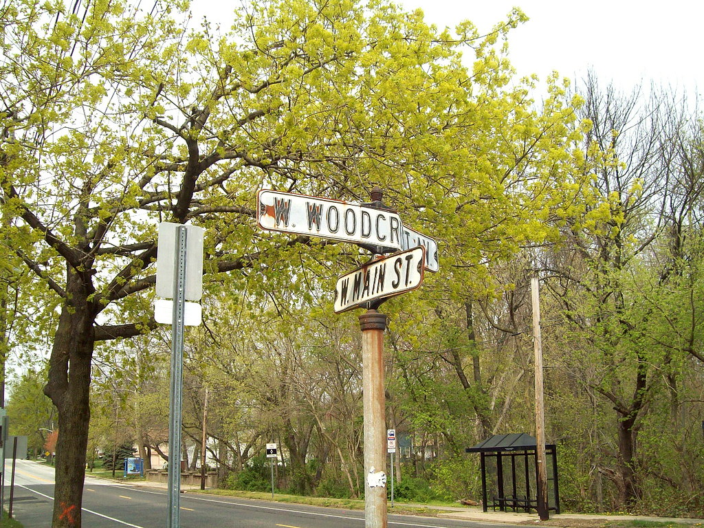 Old Street Sign Maple Shade Old street sign in Maple Shade… Flickr