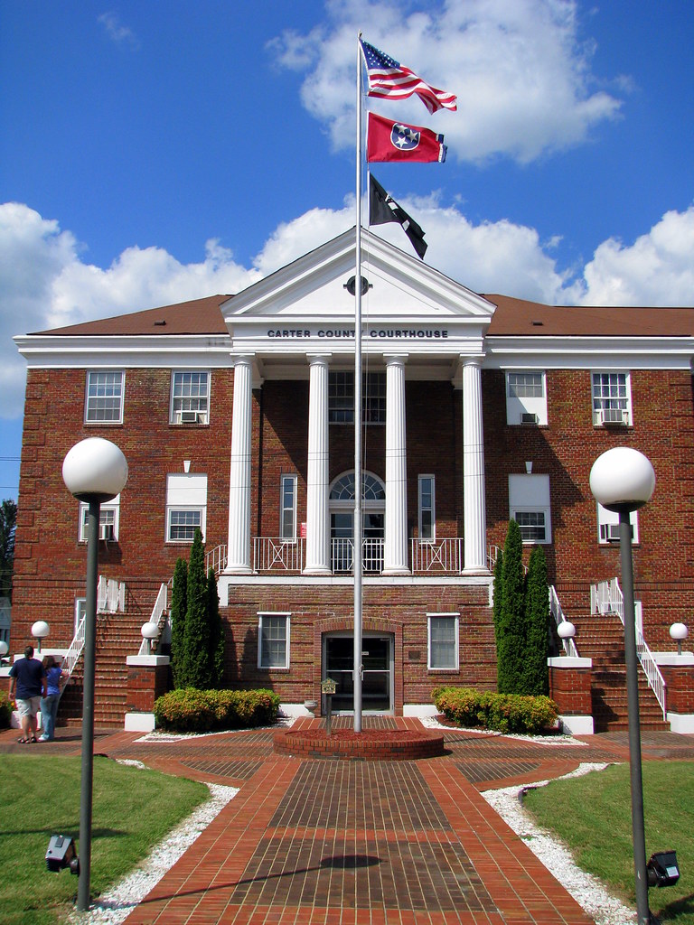 Carter Co. Courthouse Elizabethton, TN In 1852, Carter C… Flickr