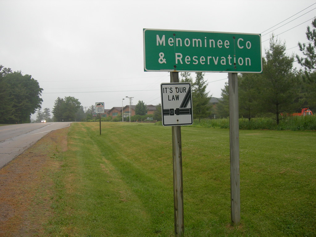 Menominee County & Reservation Line Menominee County and t… Flickr