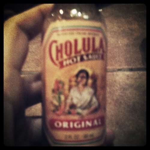 Cholula hot sauce lady_ainal Flickr