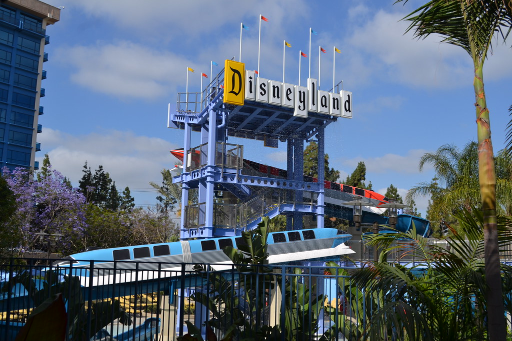 New Monorail Water Slides at the Disneyland Hotel Loren Javier Flickr