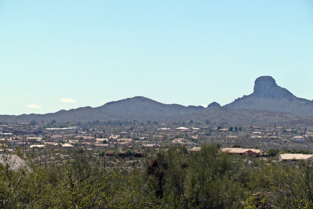Looking South at Wickenburg, Arizona as seen from intersec… Flickr
