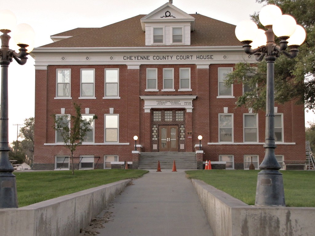 Cheyenne County (Colorado) courthouse jimsawthat Flickr