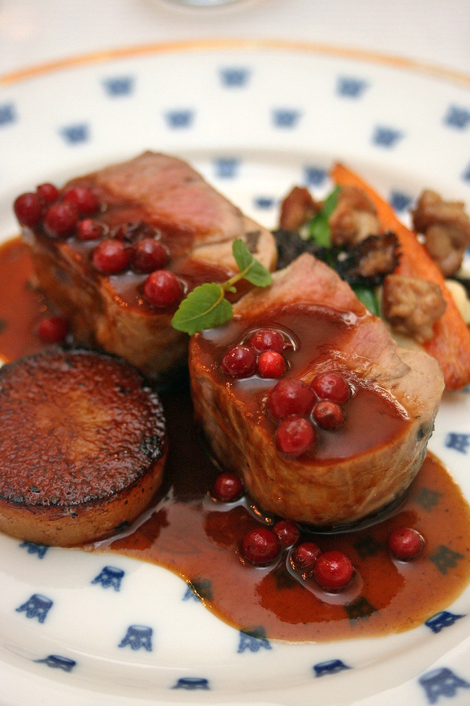 Spiced Veal Loin with Morels Catherine Ling Flickr