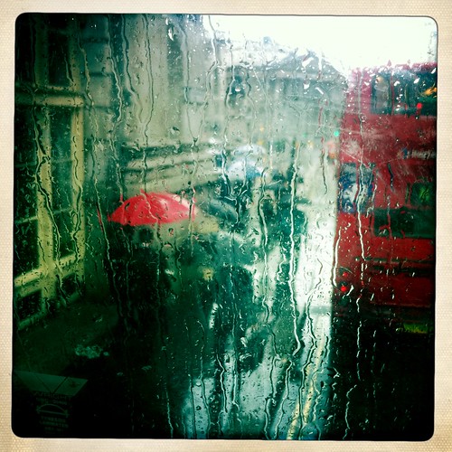 Red Umbrella, Bank, June 2011 Michael Sissons Flickr