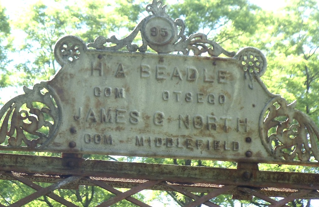 Sign on Bridge in Phoenix Mills, NY Phoenix Mills is a ham… Flickr