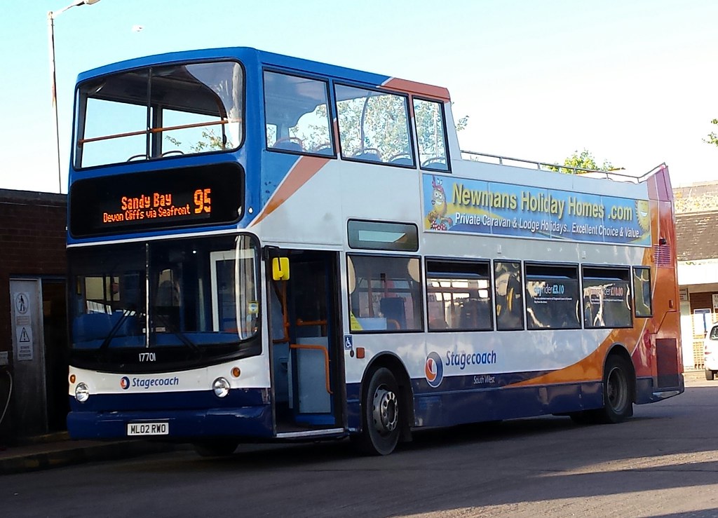 Stagecoach South West ALX400 Trident Open Top Big Beach Bus 17701