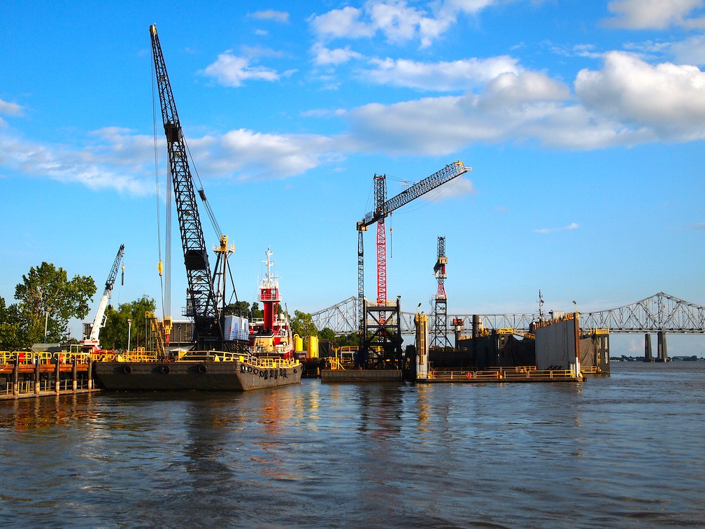 Docking at Algiers Point New Orleans, LA the dock area ne… Flickr