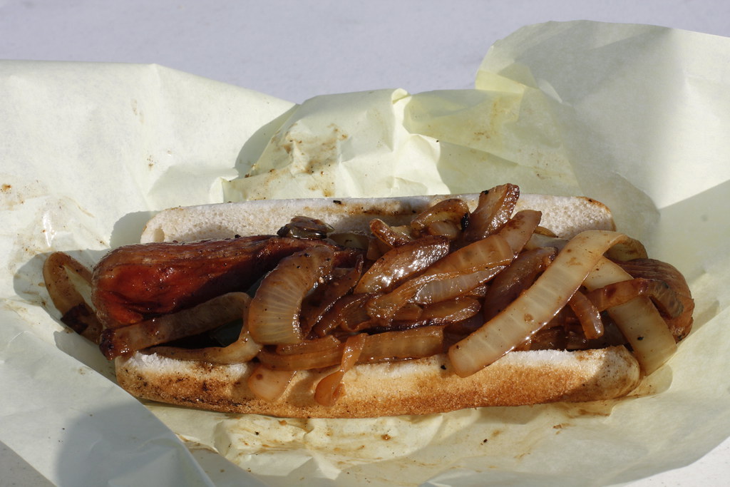Jumbo Bacon Wrapped Hot Dog from Papas & Dogs Paul Hayes