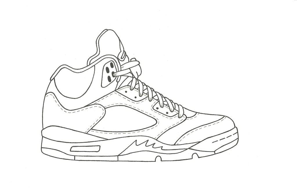 Air Jordan 5 Stencil Steve Camargo Flickr