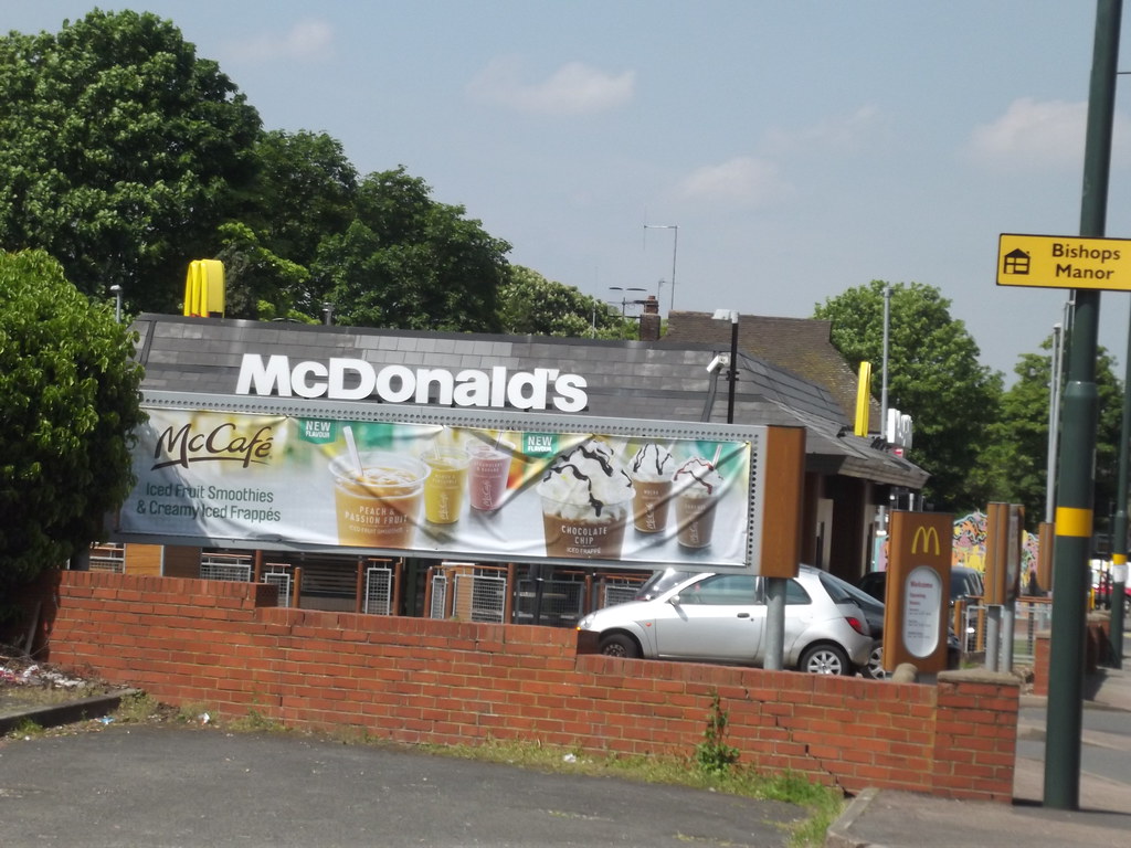 McDonald's Chester Road, Erdington McCafe banner Flickr