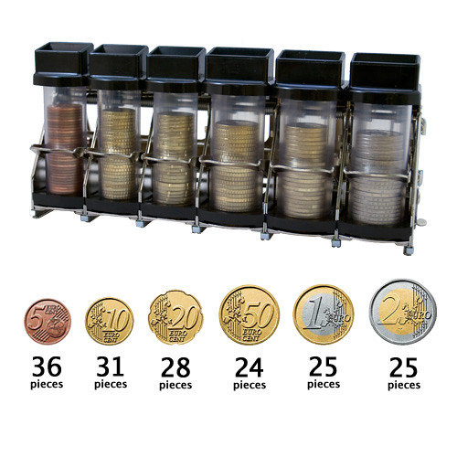 6tube Cambist coin dispenser, euros A 6tube coin dispens… Flickr
