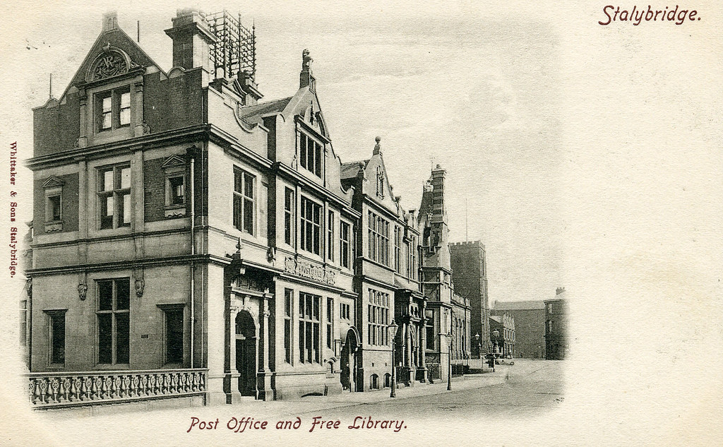Postcard view of Stalybridge Post Office jelm6 Flickr