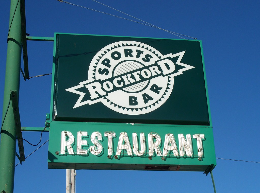 OH Rockford Rockford Sports Bar Plastic and neon sign fo… Flickr