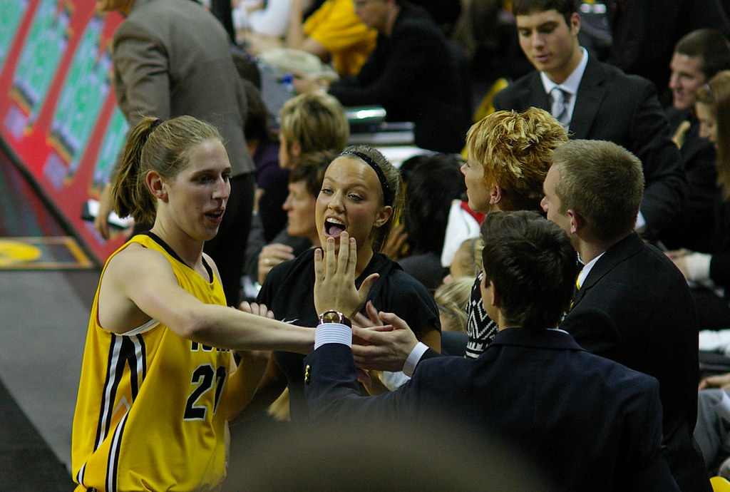 Kelly Krei and Trisha Nesbitt Iowa WBB vs. Iowa State, Dec… Flickr