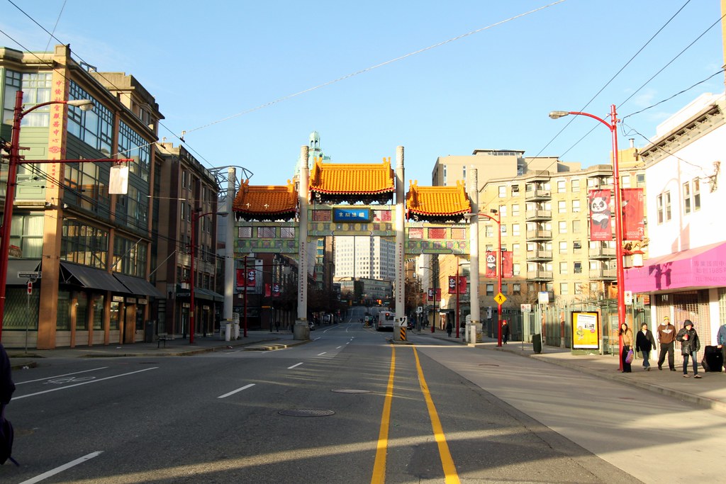 Road to China Town Vancouver, British Columbia, Canada Thank You
