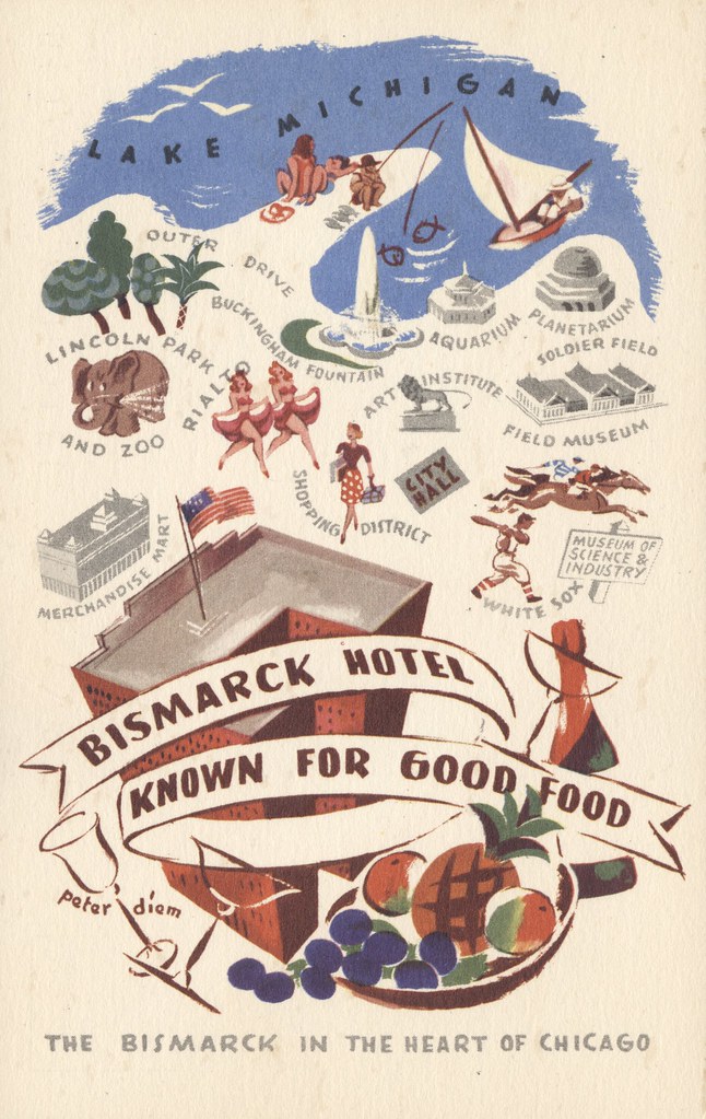 Bismarck Hotel Chicago, Illinois Randolph at La Salle … Flickr