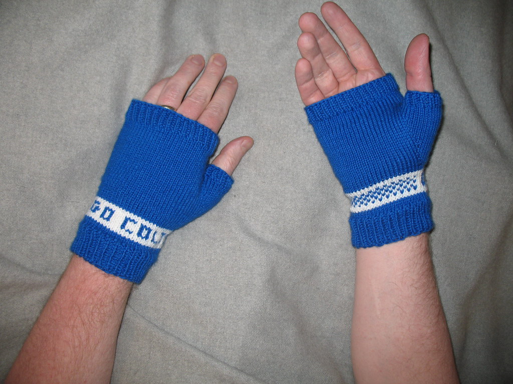 wrist details These mittens are of my own design, custom f… Flickr