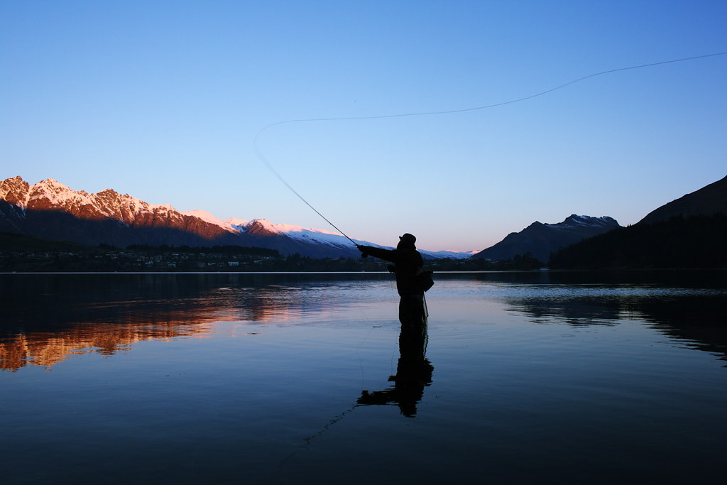 Fly Fishing Queenstown An angler fly fishing in Queensto… Flickr