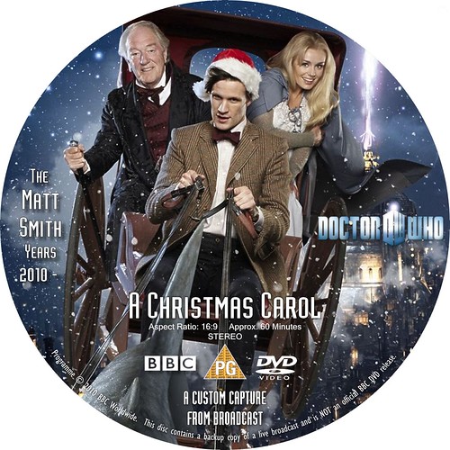 A Christmas Carol Dvd Label Doctor Who A Christmas Carol DVD label combomphotos Flickr