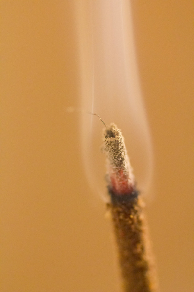 Incense Subject Burning incense stick (Photo taken using … Flickr