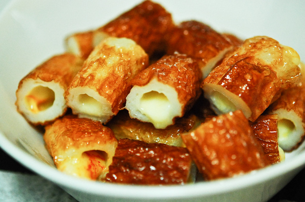 Chikuwa cheese fish cake, meunster cheese jessicaplin Flickr