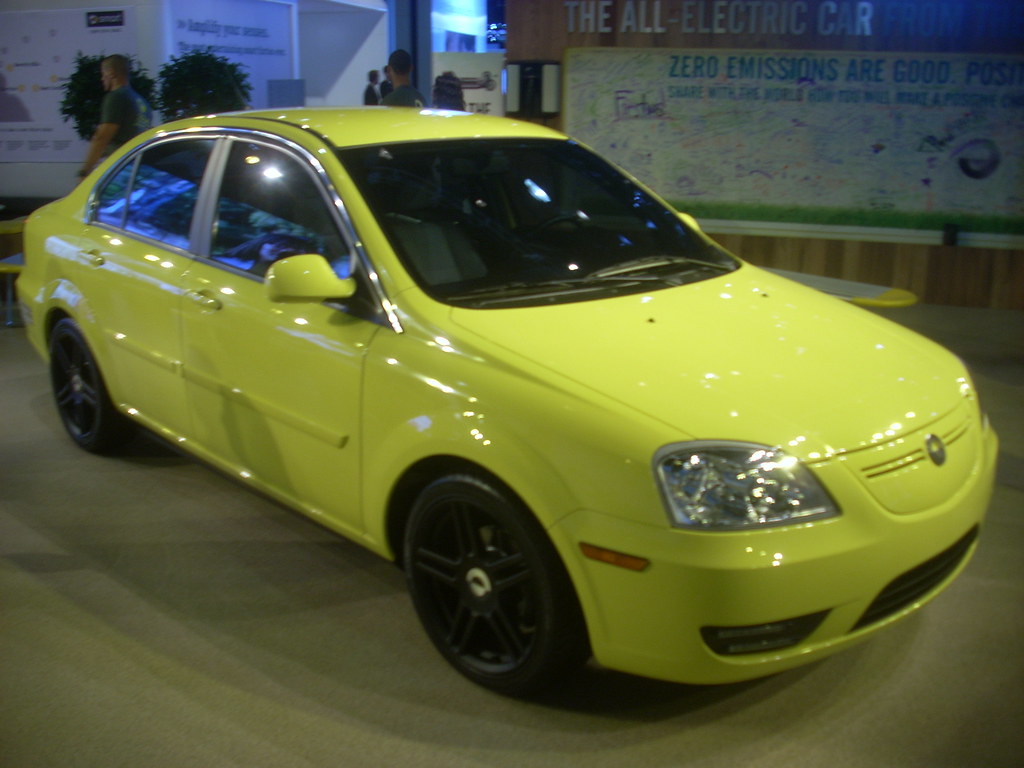 Coda electric car, Los Angeles Auto Show Chris Flickr
