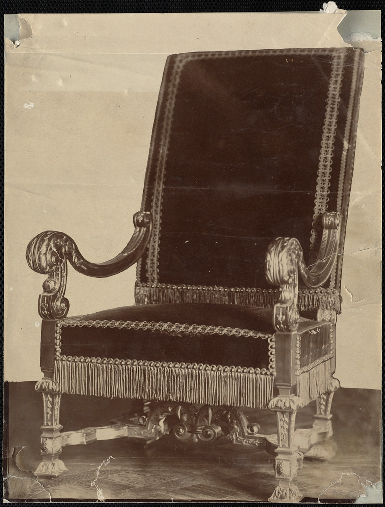 Boston Public Library, furniture. Antique chair File name… Flickr