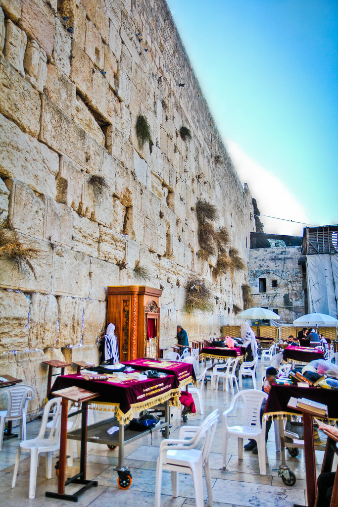 The Western Wall up close It took me a few days to gather … Flickr