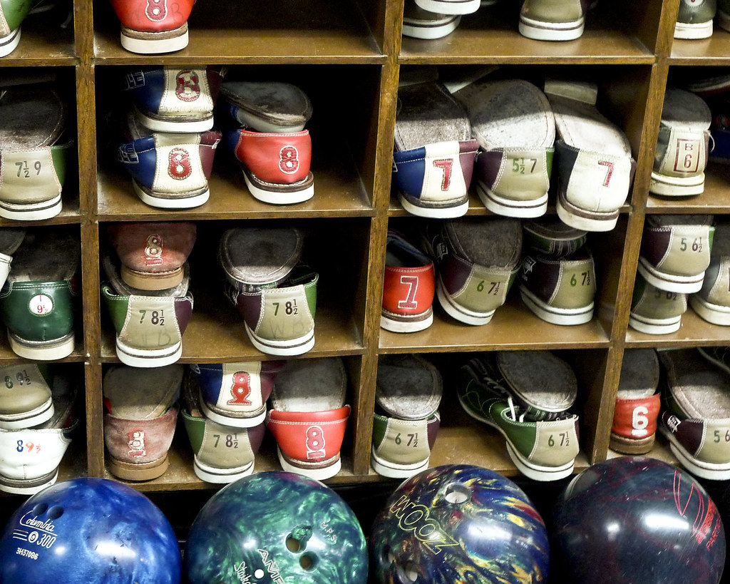 bowling shoes rack of bowling shoes (various sizes shown o… Flickr