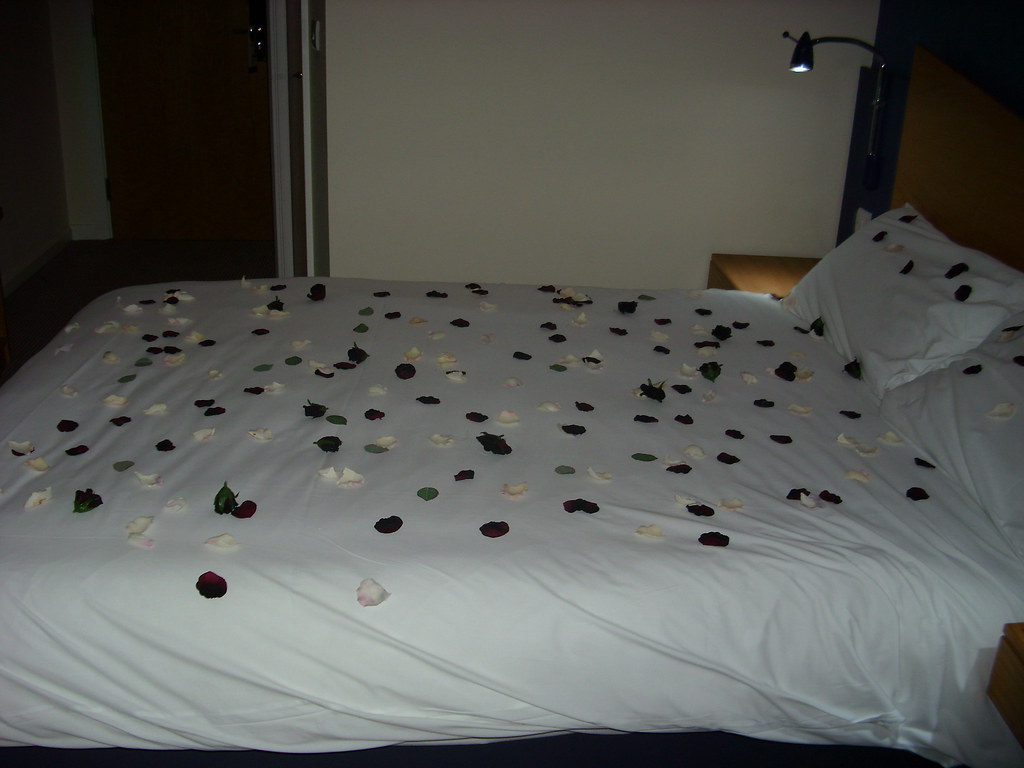 Rose Petals on the Bed Valentines Ideas Arcane_Magazine Flickr