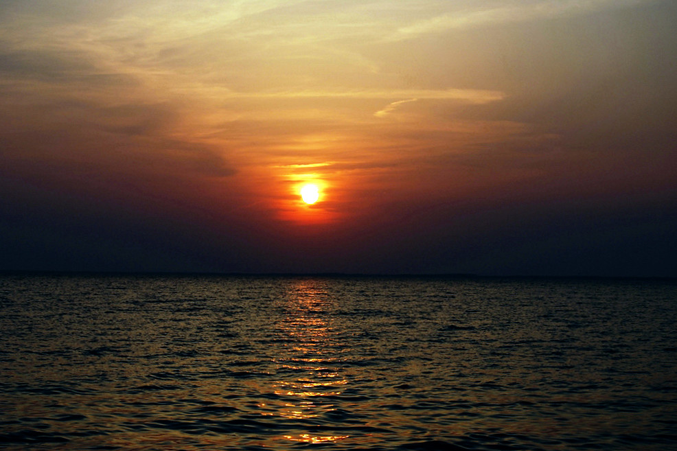 DSC_0029 East Bay Navarre Beach, FL. Evening sunset. Sandi Cole