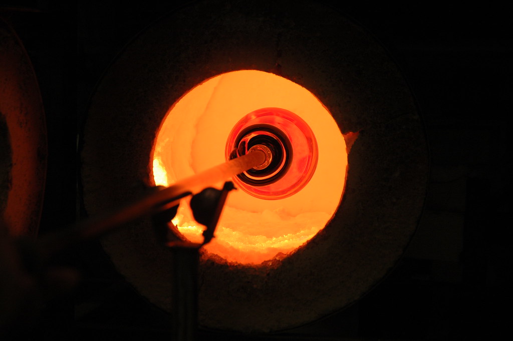 blowing 5 The warmest spot in the studio marblecityglass.… Marble