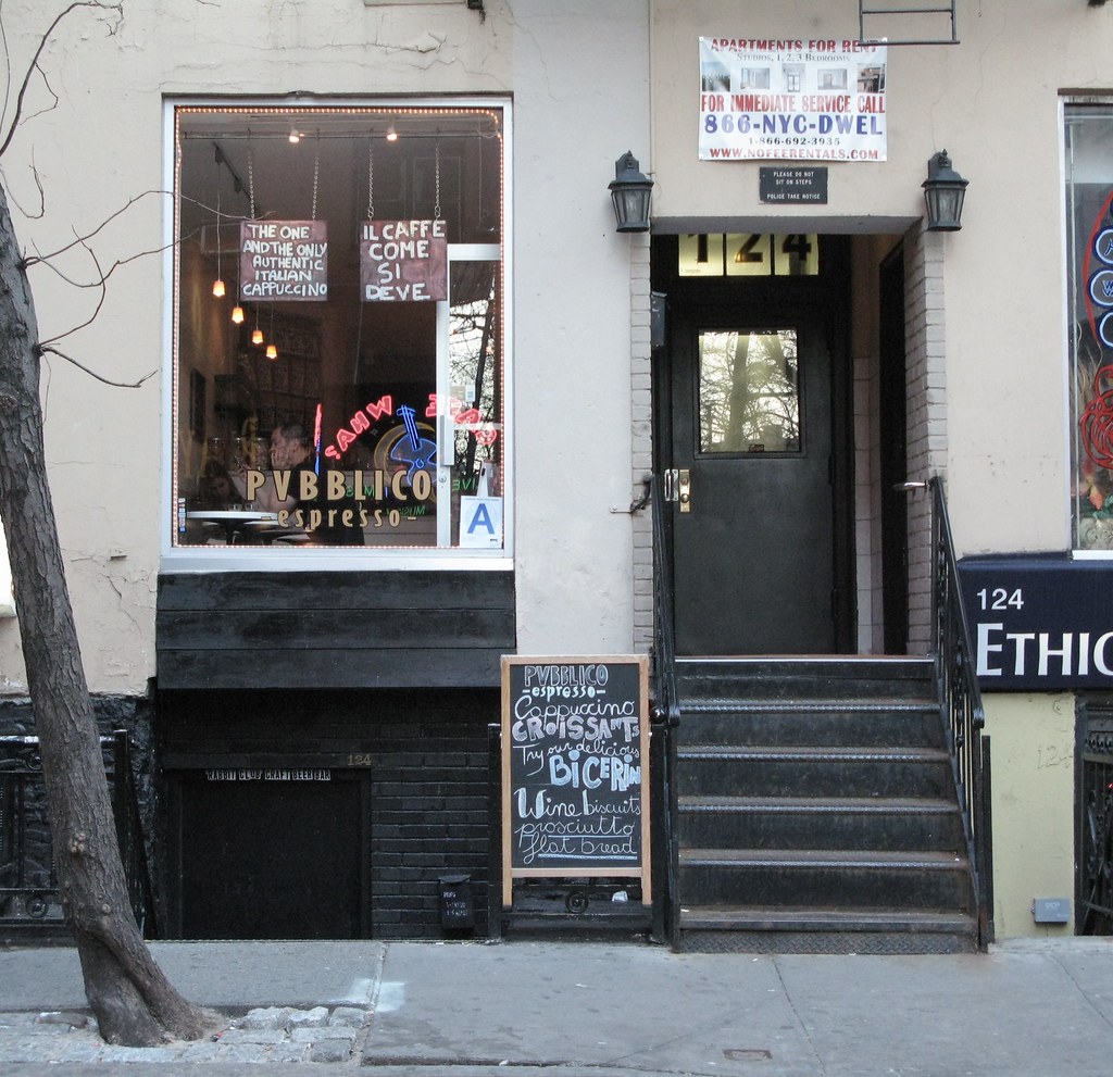 Pubblico Espresso Bar 124 MacDougal St New York, NY 10012 Flickr