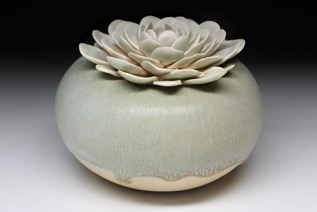 Lotus Vase Lotus Vase Porcelain Ceramics Handmade nancy monsebroten