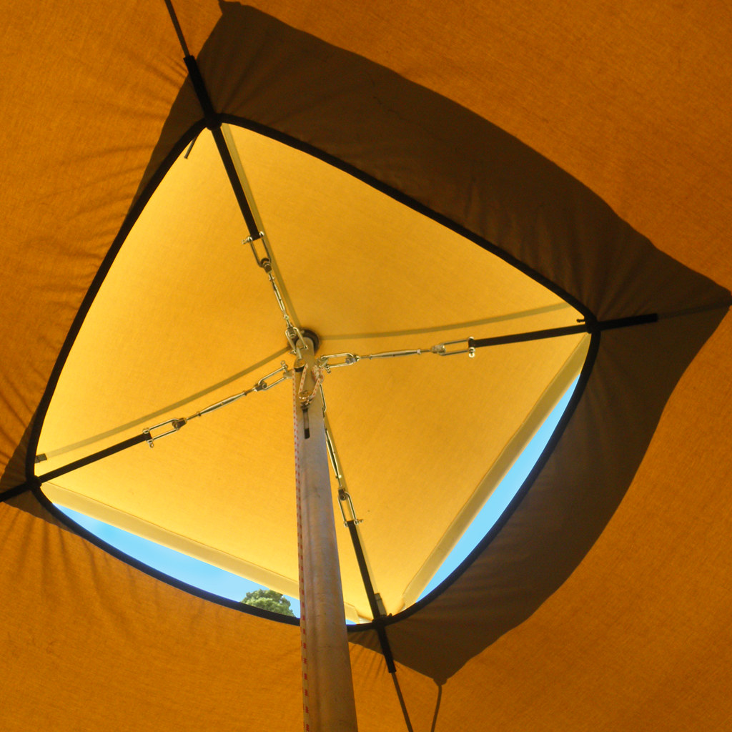 lookingup survival P2210681 tent roof vent part of the P… Flickr