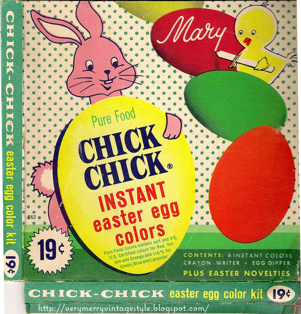 Vintage Easter Egg Dye Kit Very Merry Vintage Style Flickr