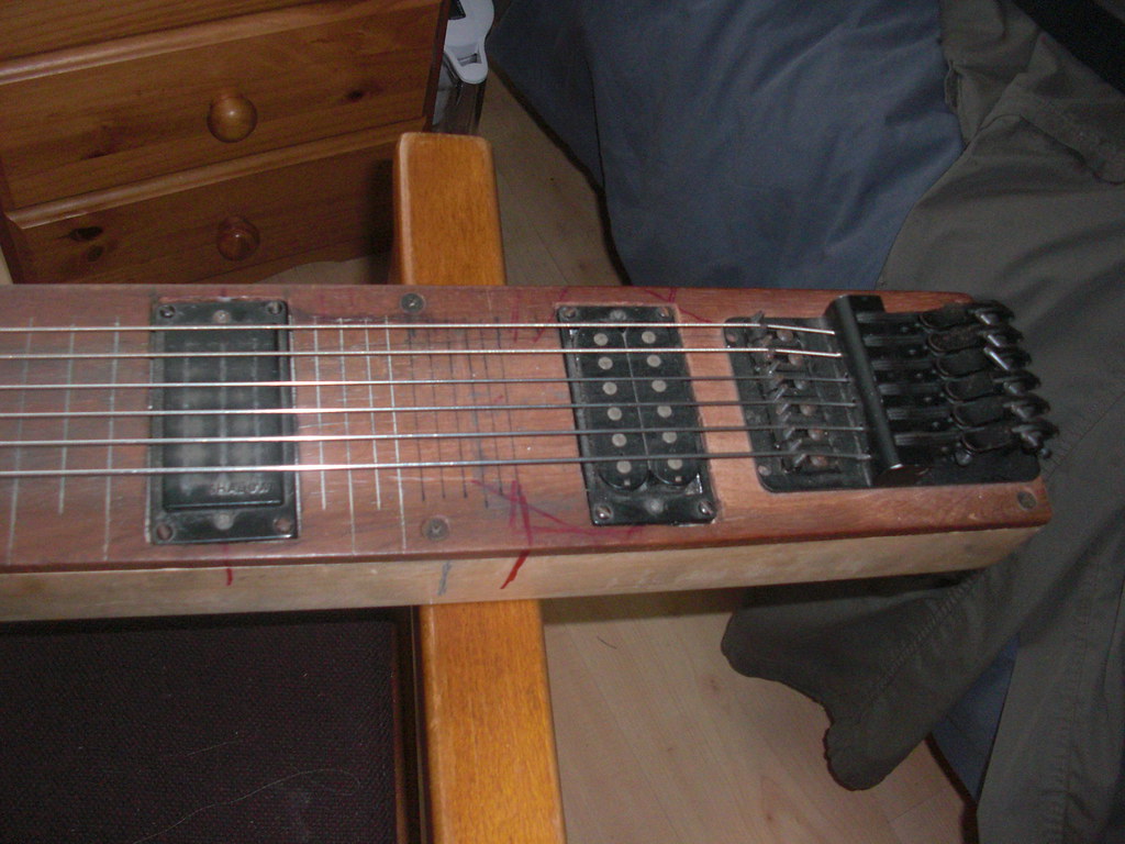 Electric Zither, bridge section The bridge end of my elect… Flickr