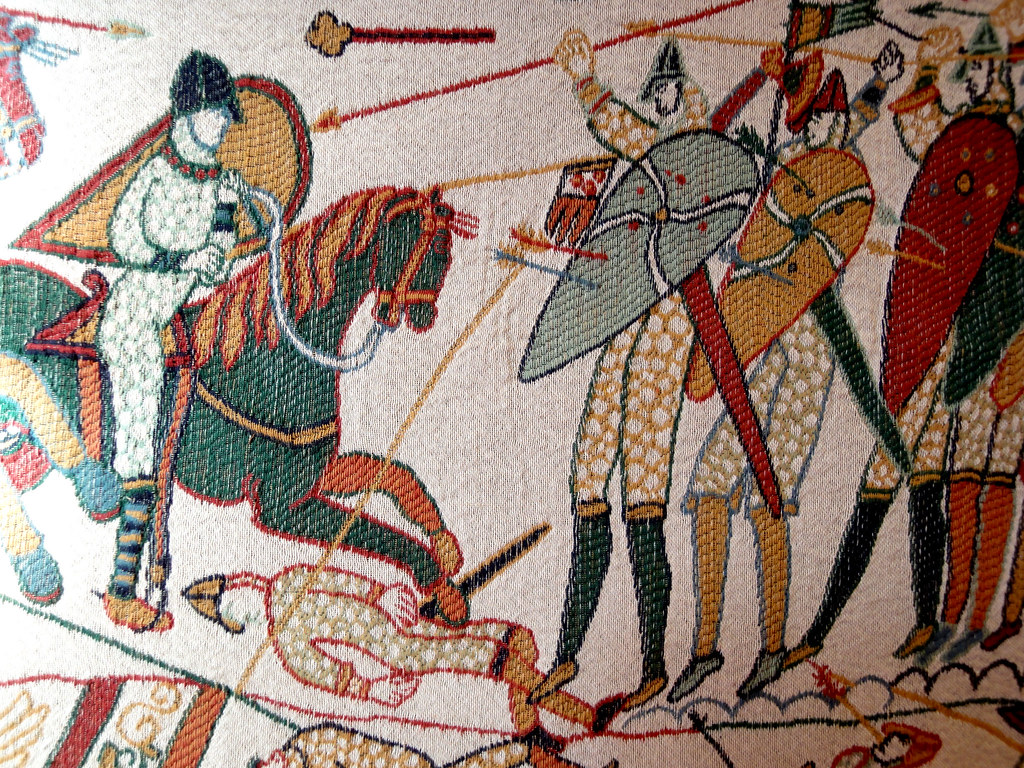 Bayeux Tapestry (a segment of a replica) One surprising di… Flickr