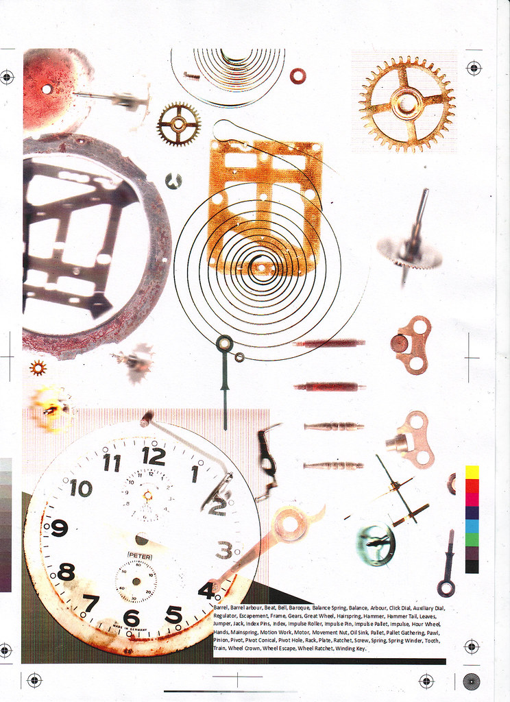 Clock scan poster Design a dictionary Define 40 words, De… Flickr
