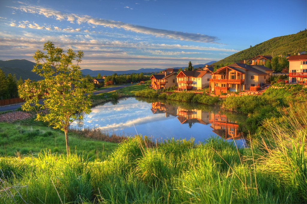 Pinebrook HOA pond near Park City Utah Pinebrook HOA pond … Flickr